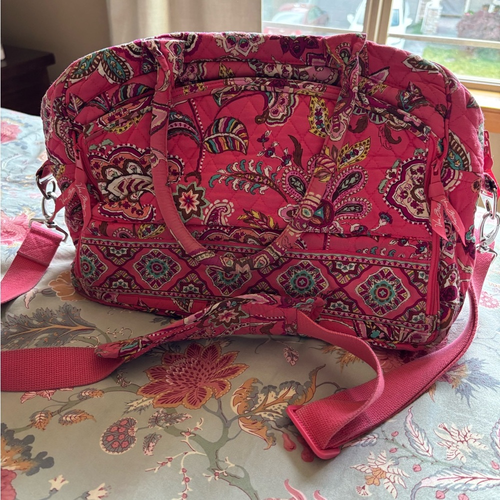 Pink Vera Bradley Travel/Computer Bag
